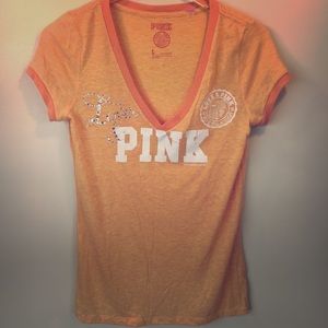 VS Victoria’s Secret love T-shirt Orange Large